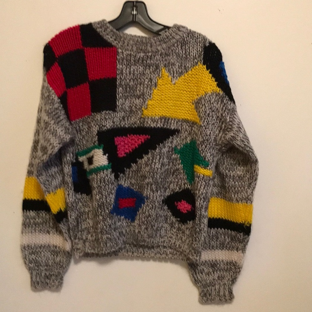 One step up handmade sweater size S